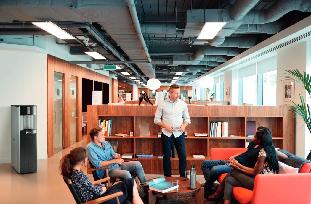 El dispenser WL100 es ideal para los lugares públicos como bibliotecas